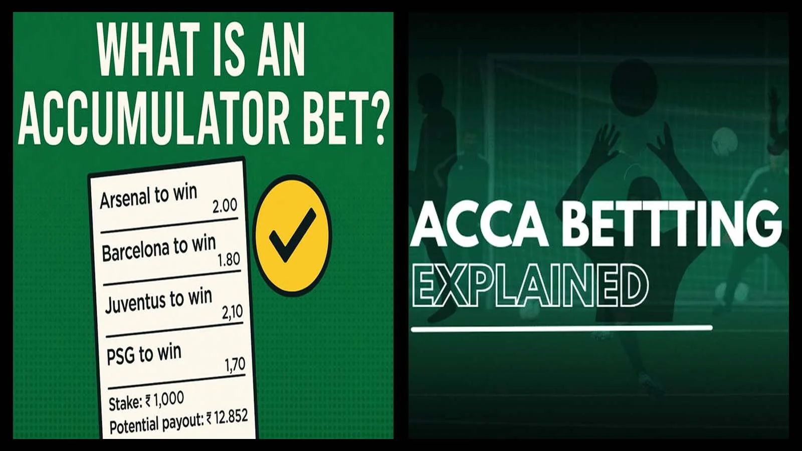 What is an accumulator bet and how does it work?