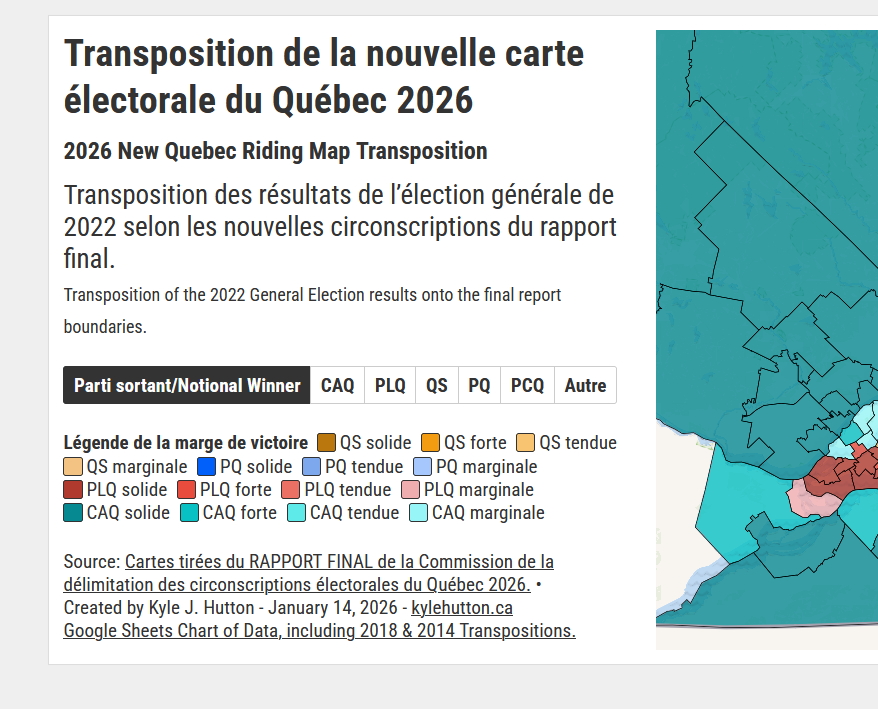 2026 Quebec Redistrubition (Initial)