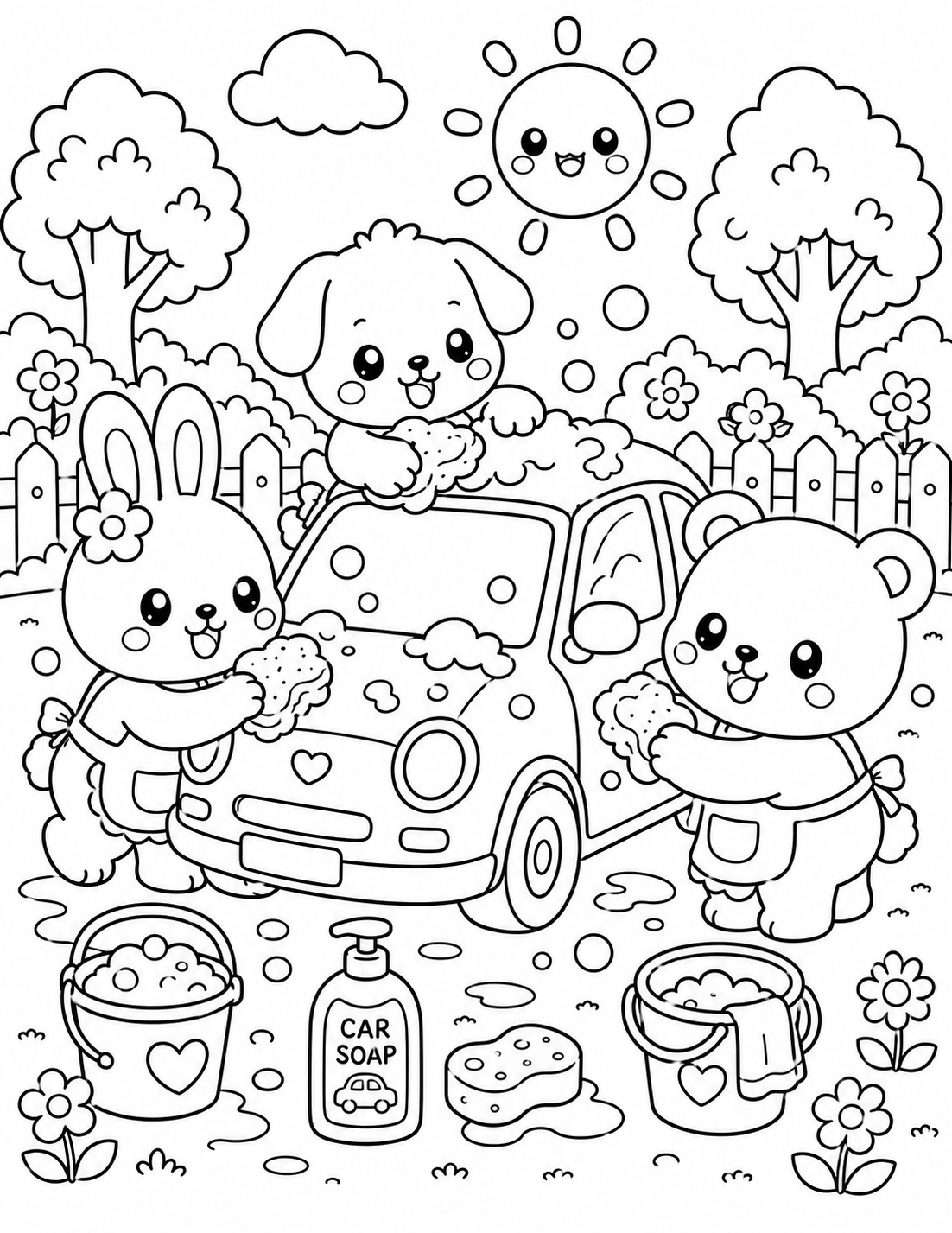 🎀25 Cute Summer Coloring Pages You Can Print Today
