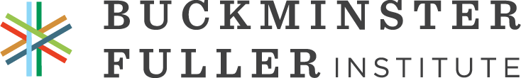 Buckminster Fuller Institute logo with multicolored intersecting lines forming a star shape.