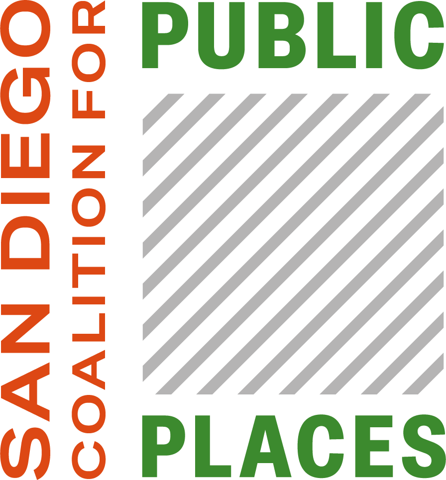 San Diego Coalition for Public Places Square Logo