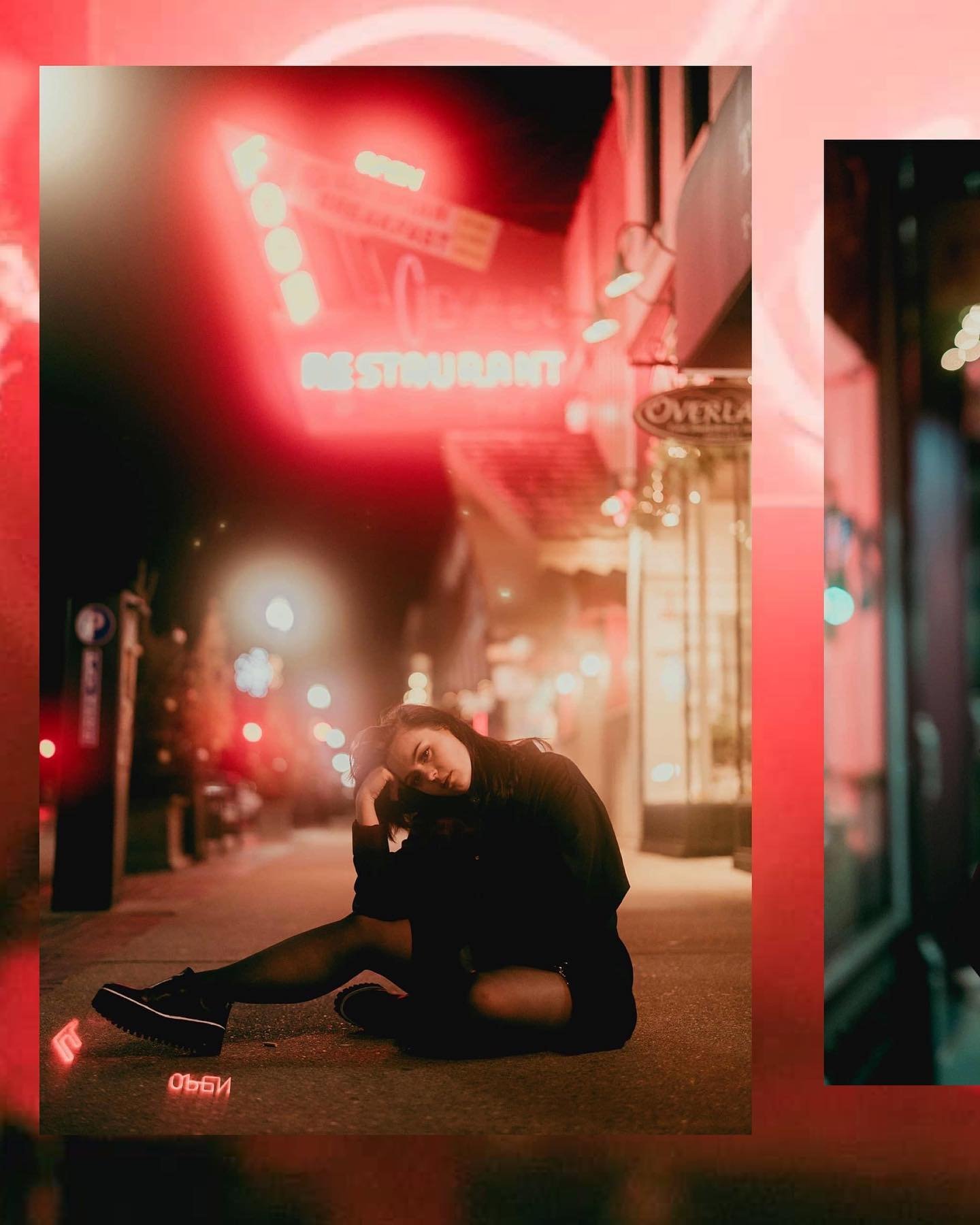 Had a blast during this night photoshoot! I looove the look of all the neon lights and the extra holiday lighting! Thank you, @mqnn__ for doing this shoot and braving the cold with me! 
#wisconsinphotographer #milwaukeephotographer #portraitphotograp