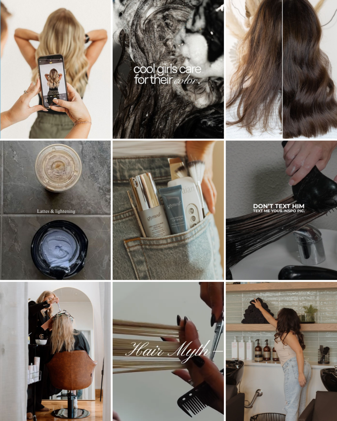 Mock Feed : Hair Salon
