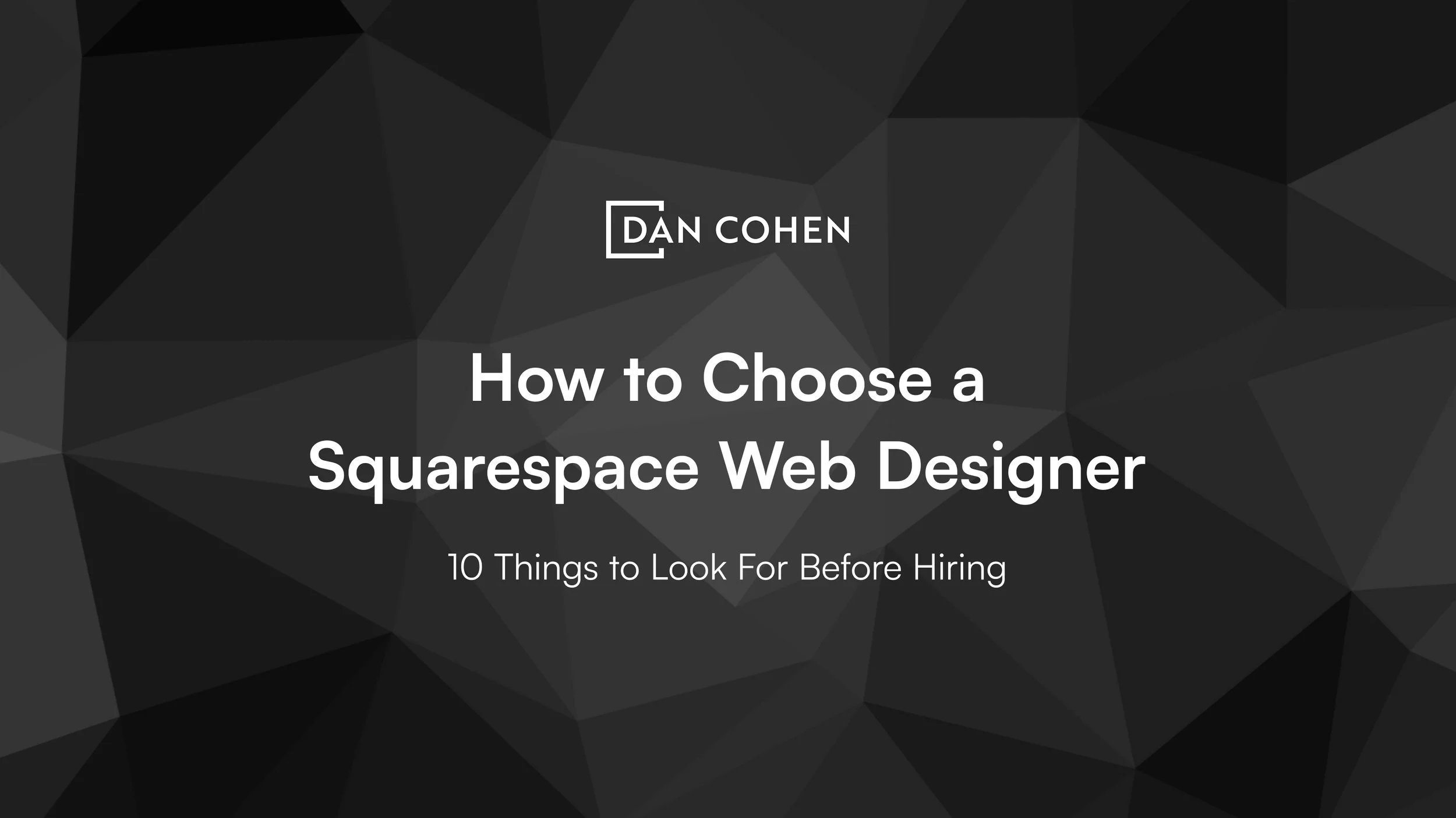 How to Choose a Squarespace Web Designer