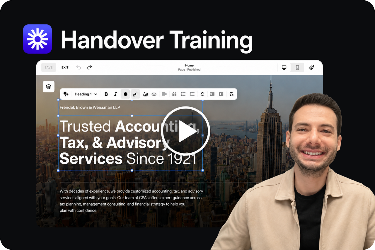 Launch & Handover Training