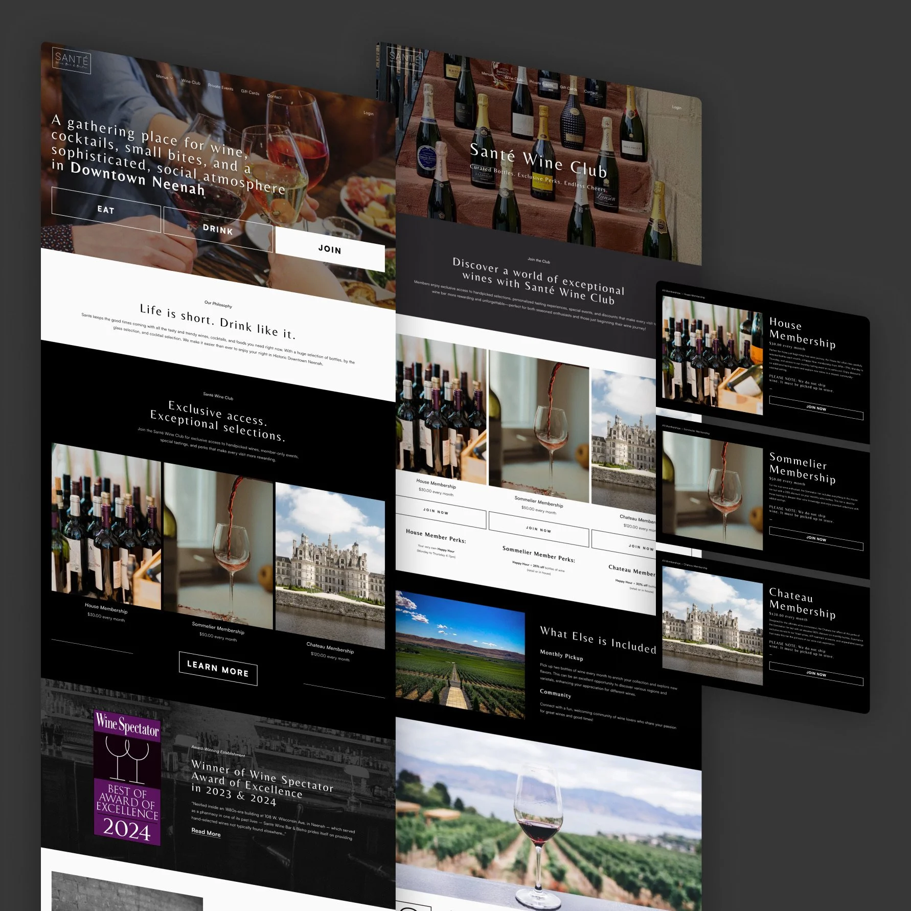 Santé Wine Bar & Bistro <span>Restaurant & Event Venue</span>
