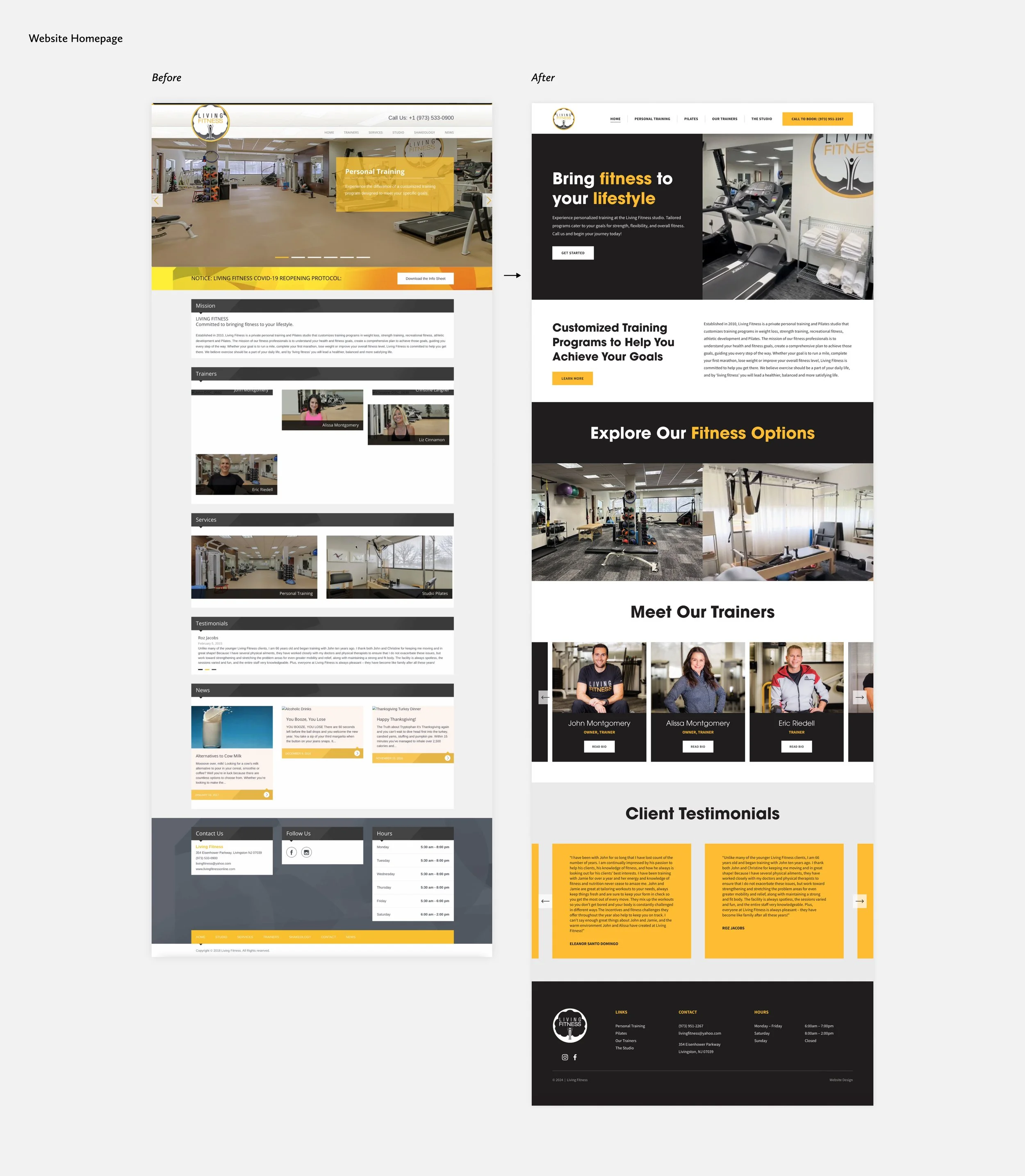 Homepage Before After Living Fitness