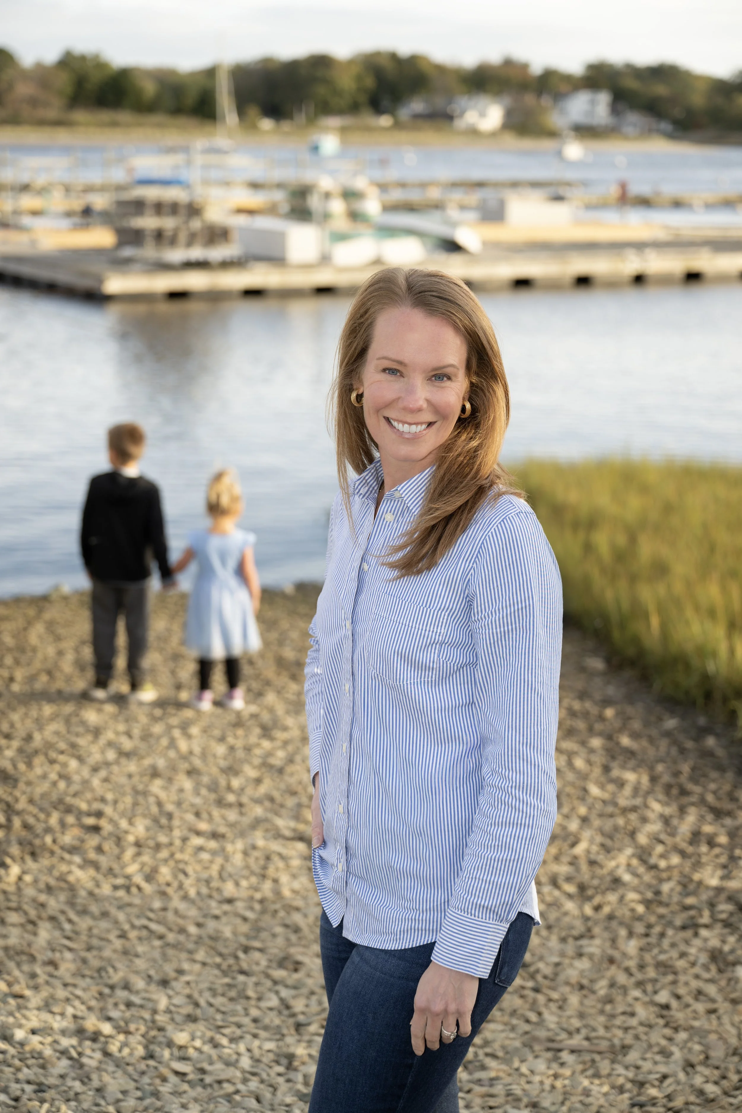 Susie Stockwell and kids Parker and Alexandra