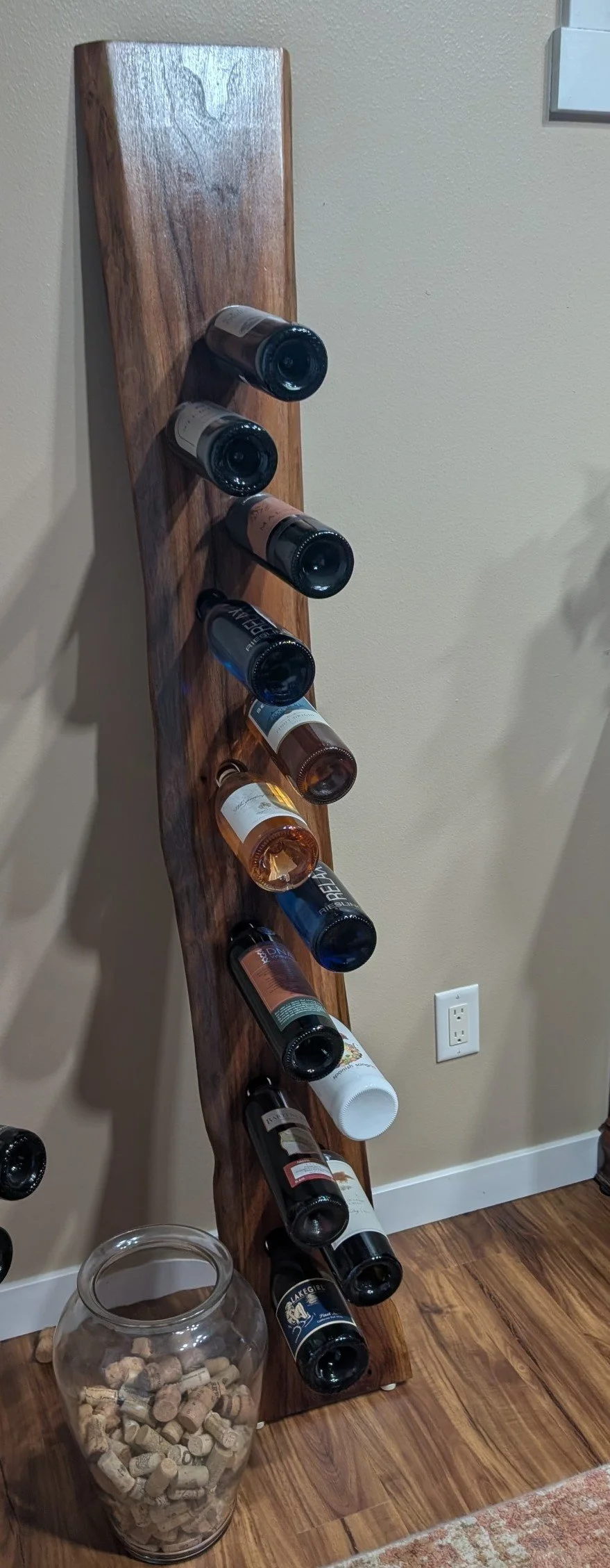Walnut Wine Rack