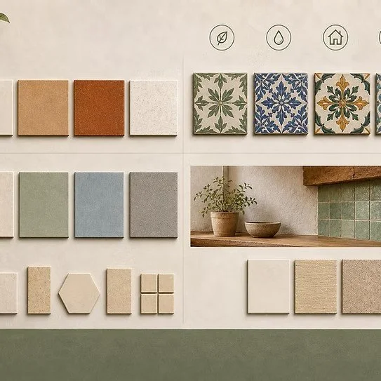 Azulejos cerámicos y porcelánicos
