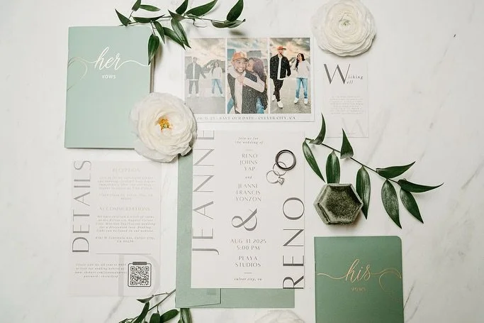 There is so much beauty and love in this green and white color palette. The colors of nature and new beginnings and peace and perfection. Wishing you a lifetime of happiness and love, Jeanne and Reno! 🤍💚

Photos @tonylefilms 
Planner @pldcxp_weddin