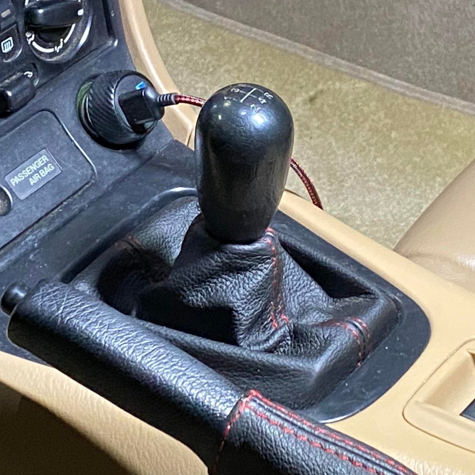 NB Mazda Miata MX-5 stick shift with stock shift knob