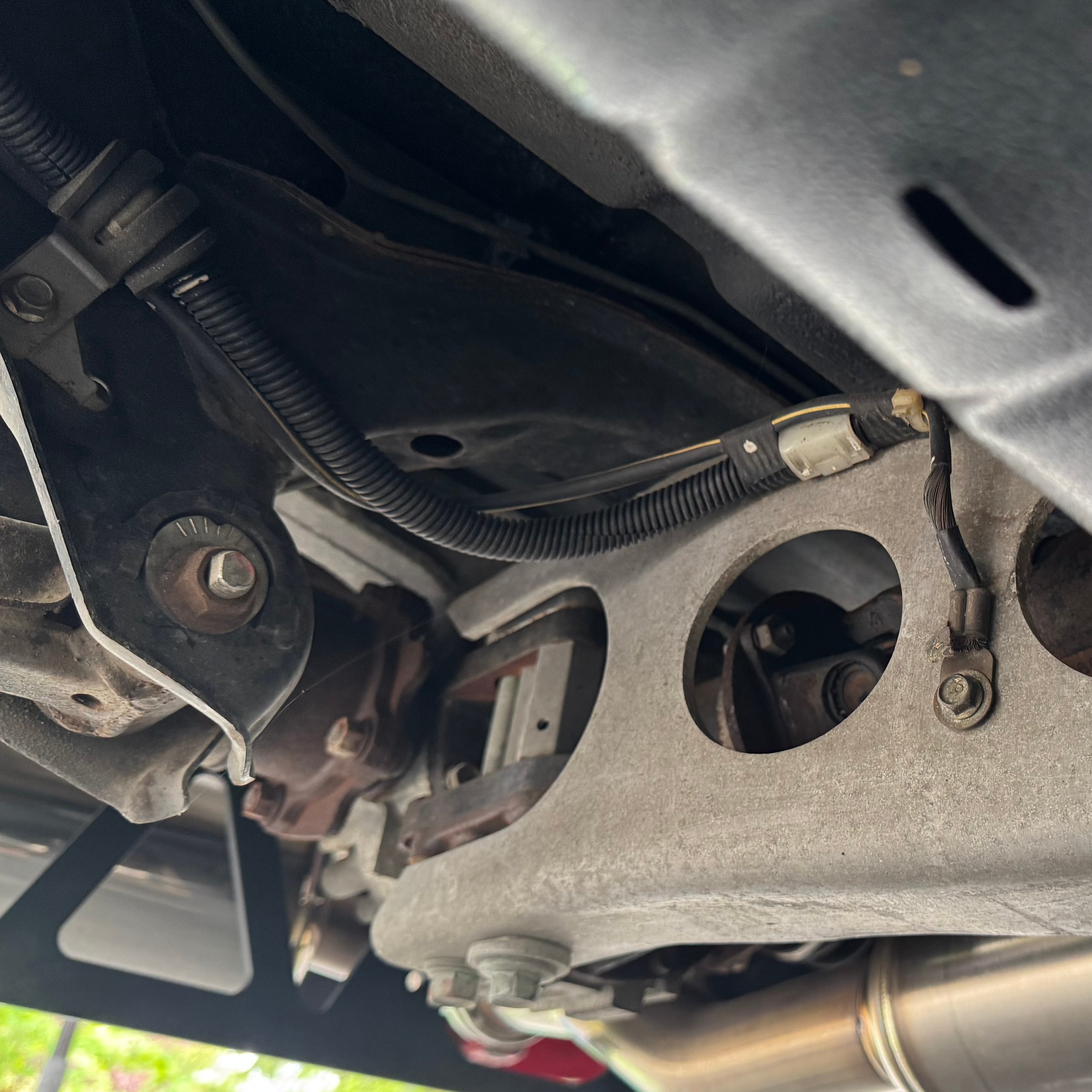 Drive shaft, PPF Power Plant Frame, and differential for a classic read 1990 Mazda Miata MX-5