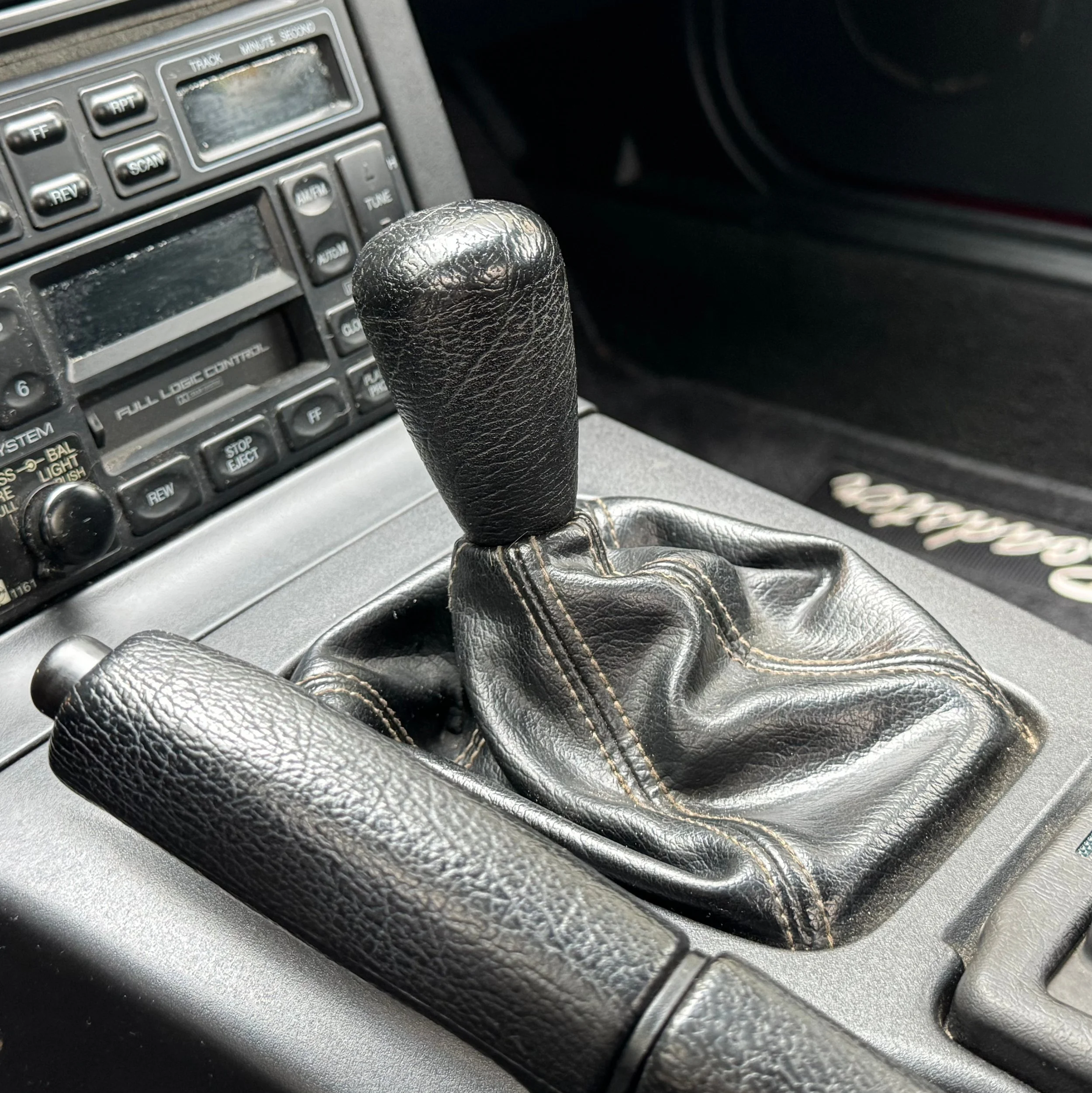 NA Mazda Miata MX-5 stock shift knob and 5-speed transmission