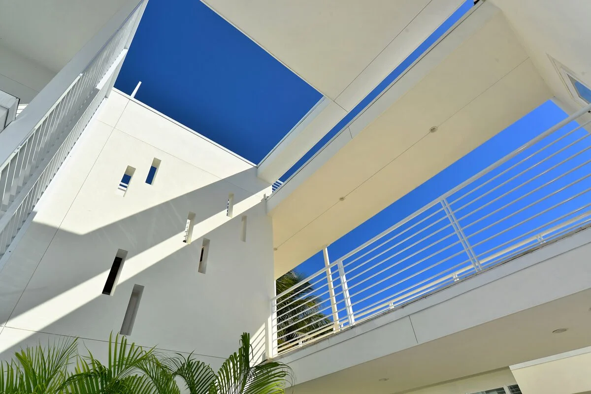 An image of the courtyard