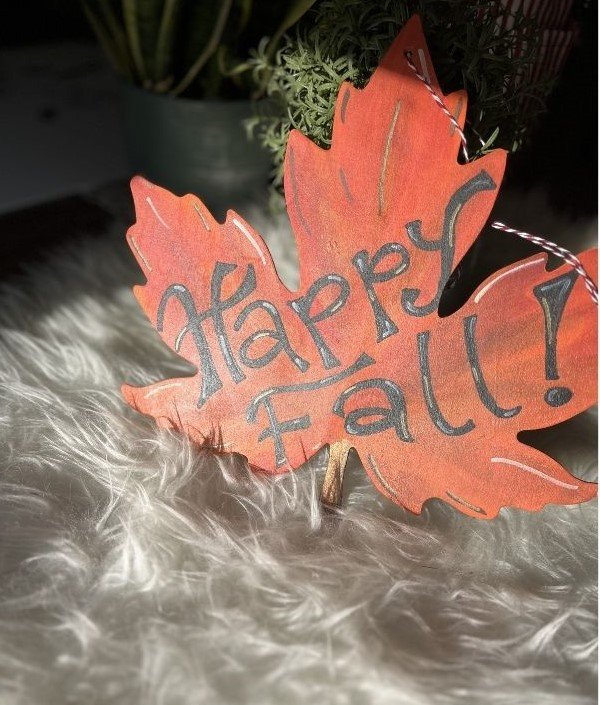 Happy Fall Leaf