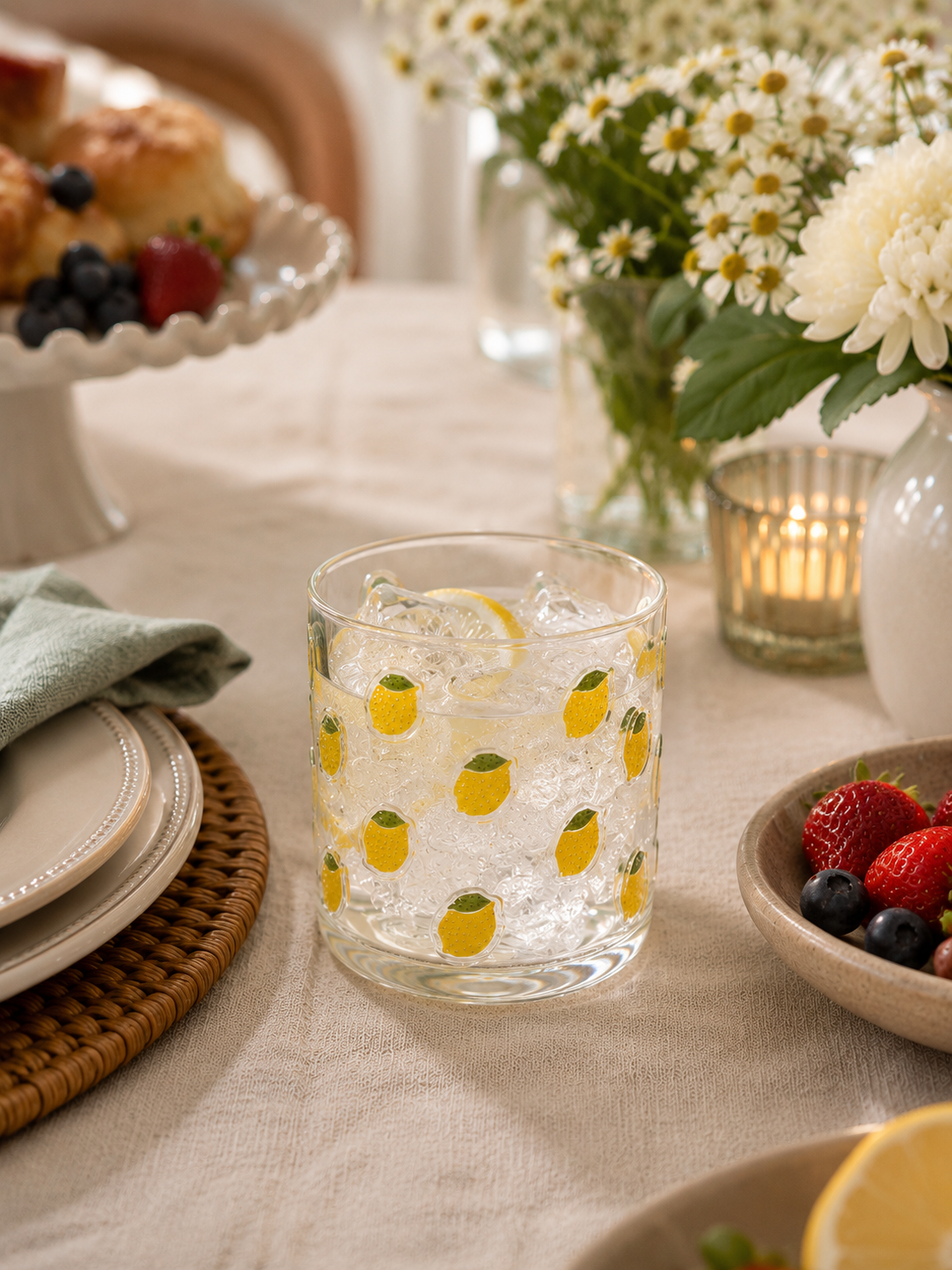 Lemon Plastic Tumbler