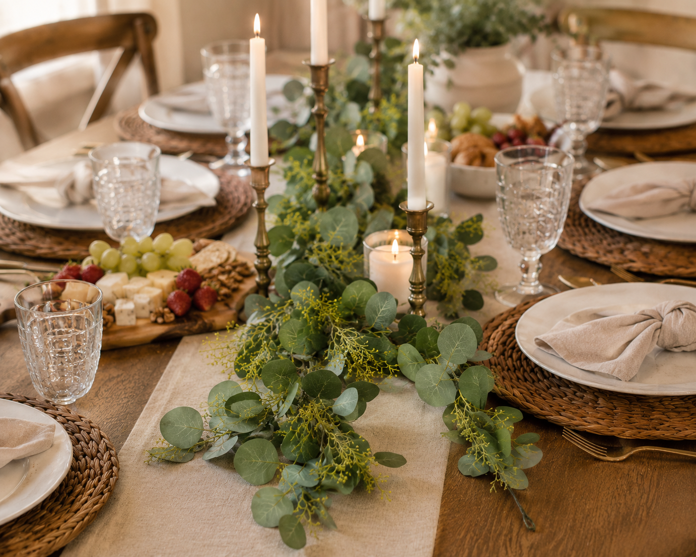 Faux Eucalyptus Garland