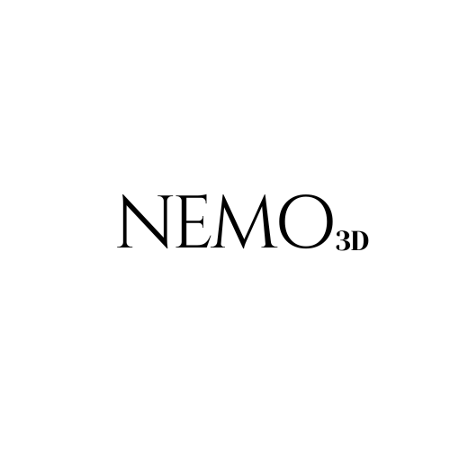 Logo for NEMO 3D in black text on a white background.