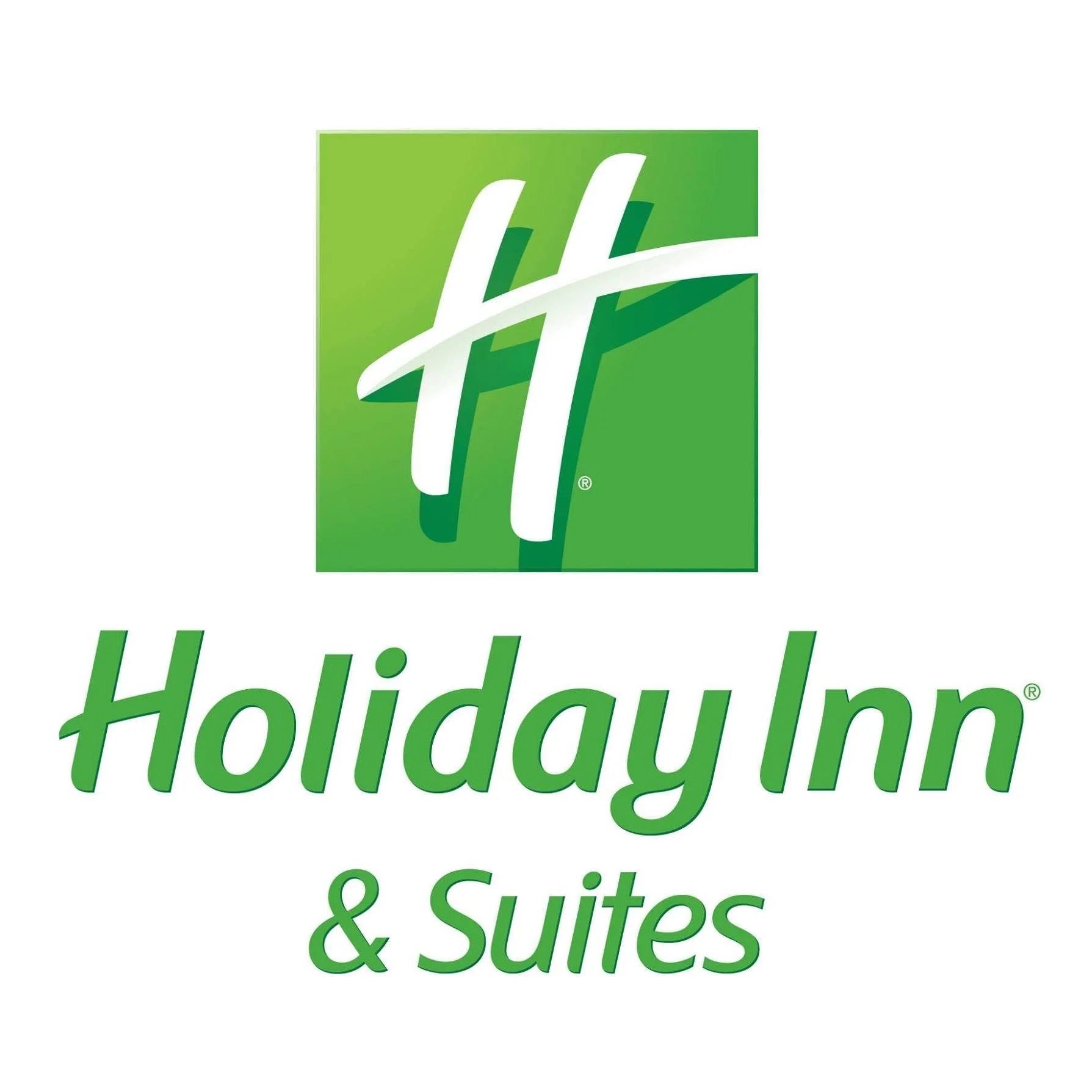 Holiday Inn logo with green background and white stylized 'H' and 'I' letters.