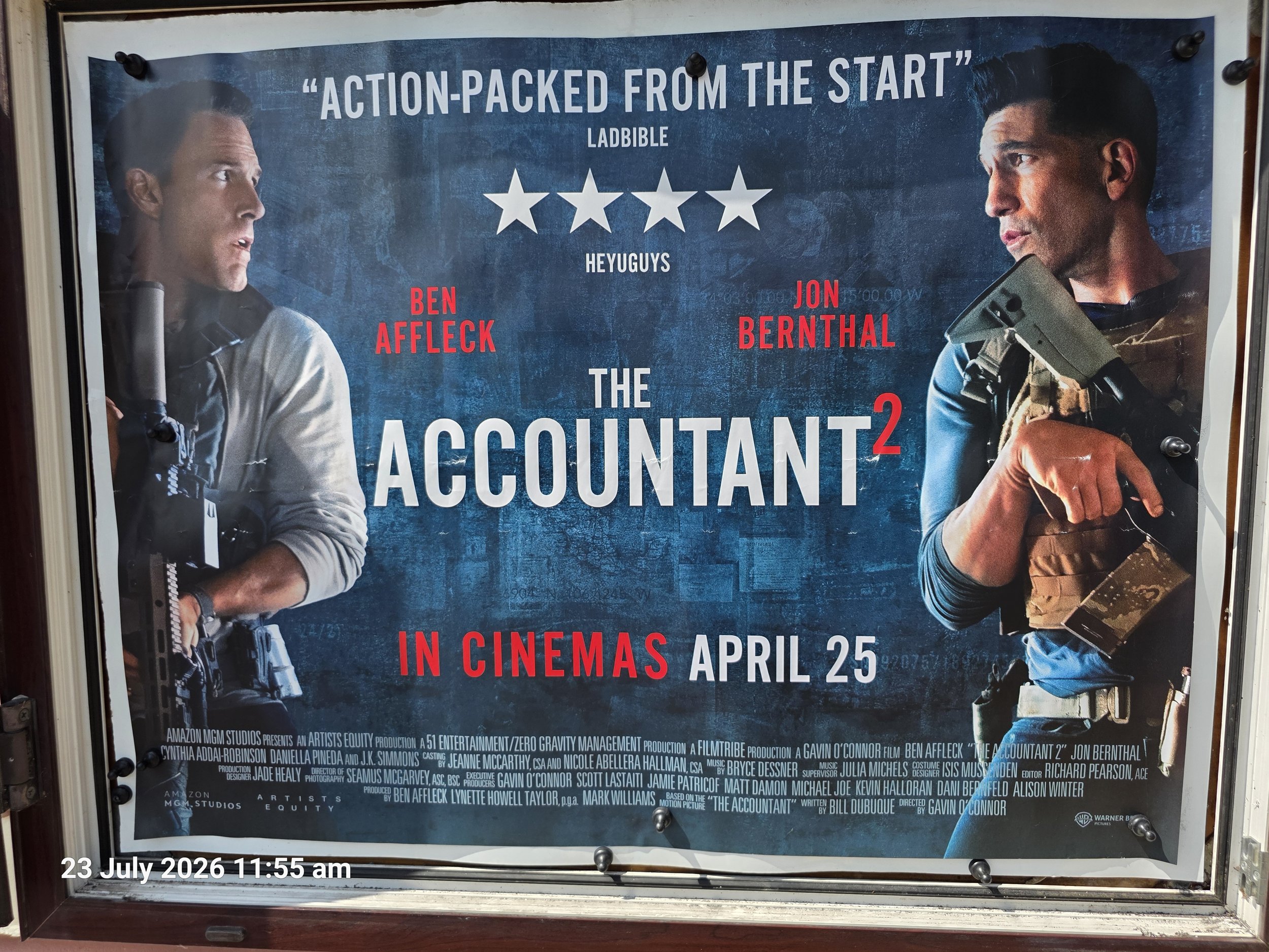 The Accountant 2 - Quad Poster