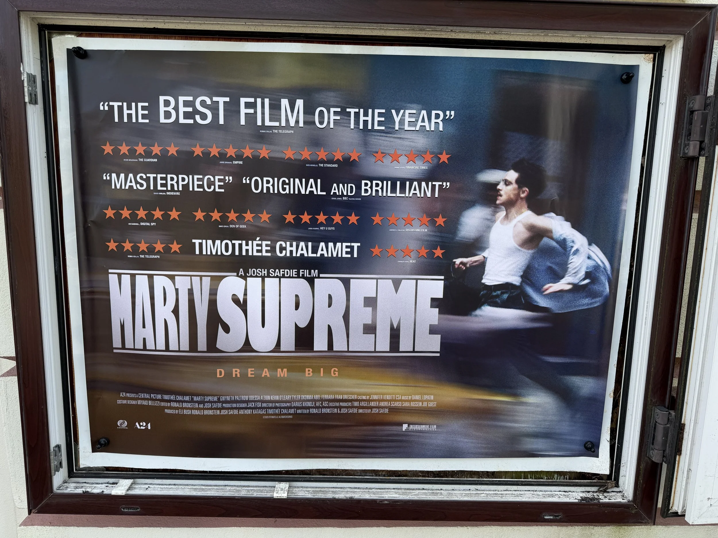 Marty Supreme - Quad Poster