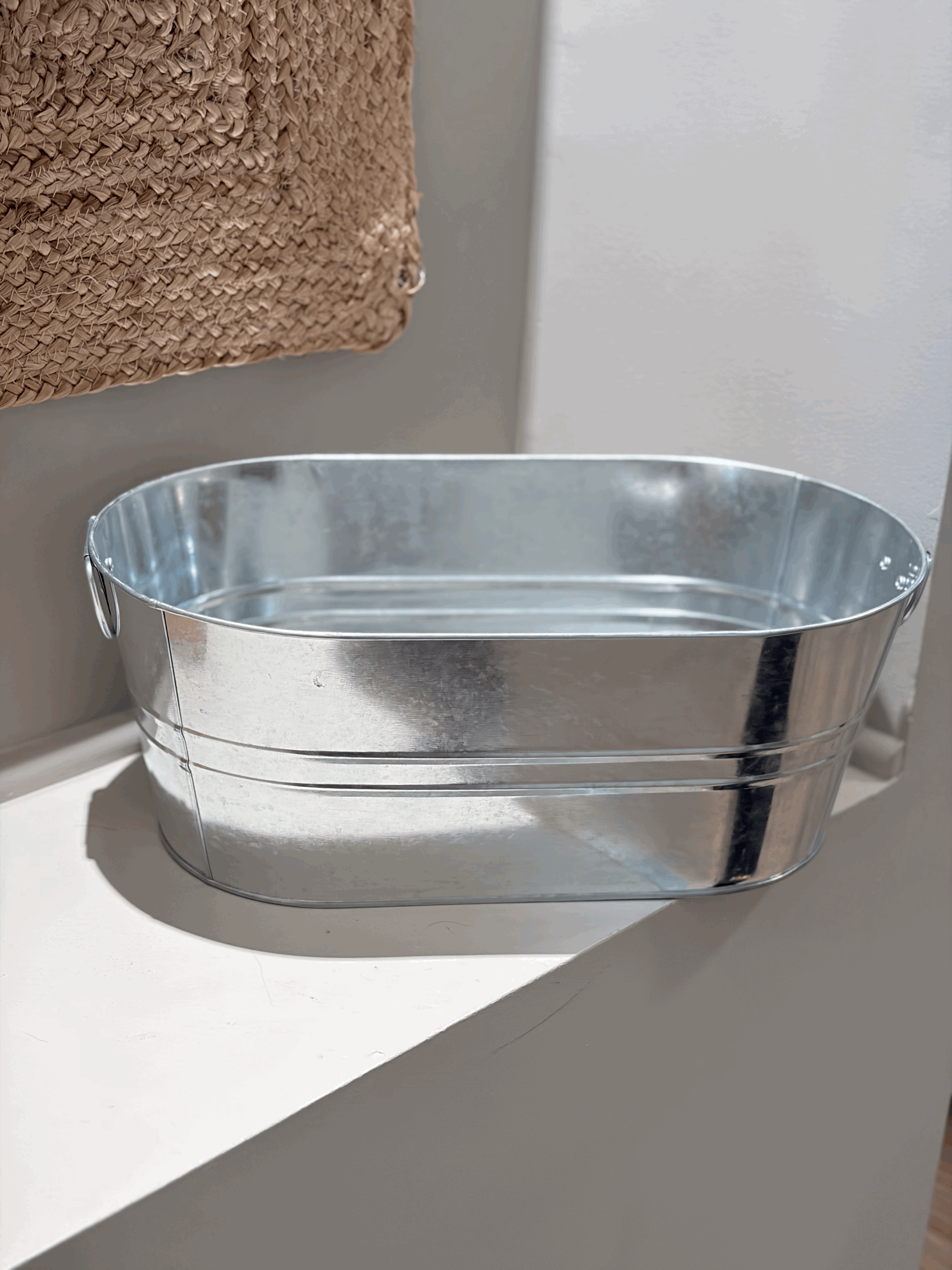 Oval Galvanized Bucket