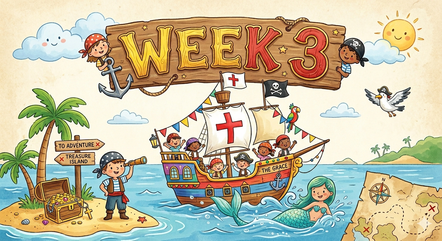 3rd Week of Camp - July 20 to July 24 - Pirate Week