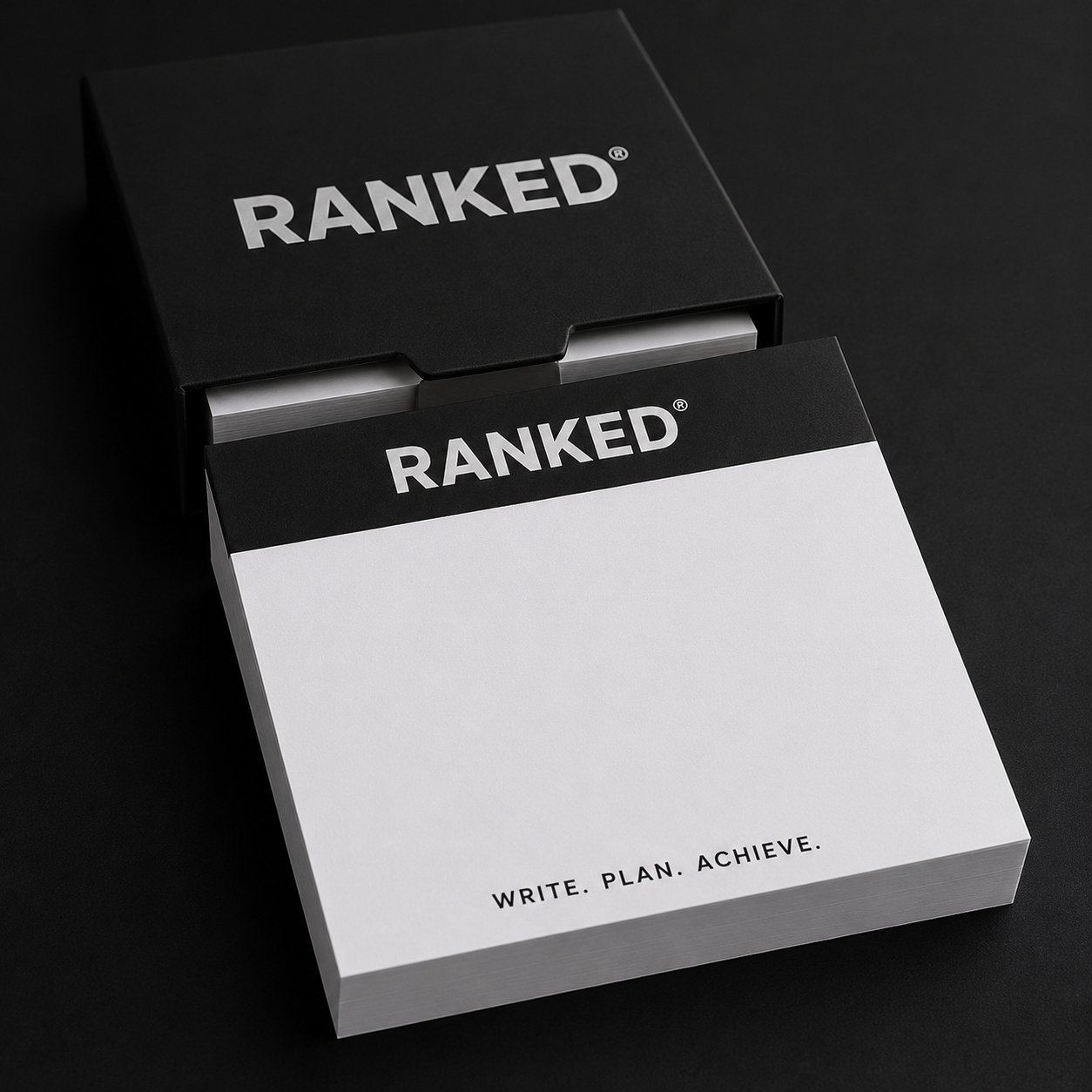 RANKED® Premium Sticky Notes – Office Memo Pad (100 Sheets)