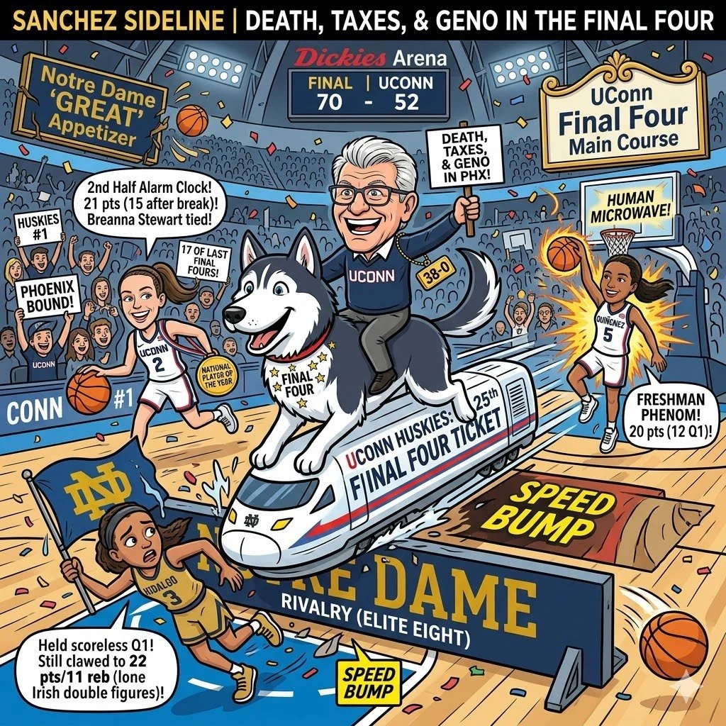Death, Taxes, and Geno in the Final Four