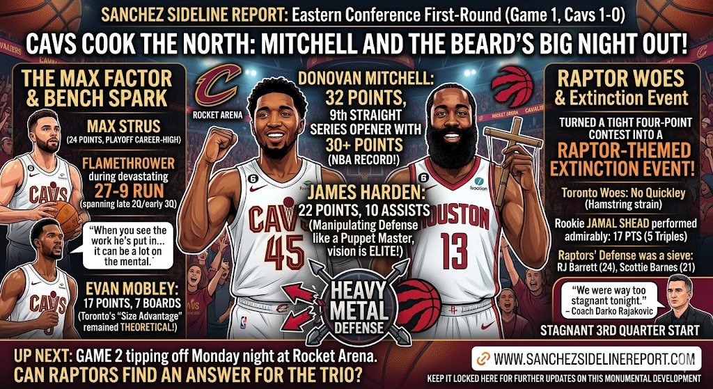 Cavs Cook the North: Mitchell and the Beard’s Big Night Out