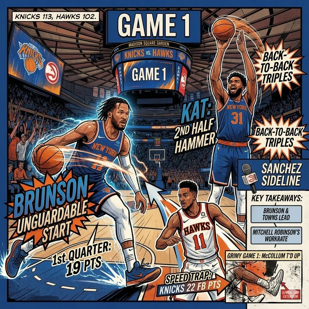 Borough Beatdown: Brunson and Towns Bring the Garden to Life