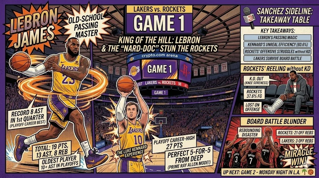 King of the Hill: LeBron and the "Nard-Dog" Stun the Rockets