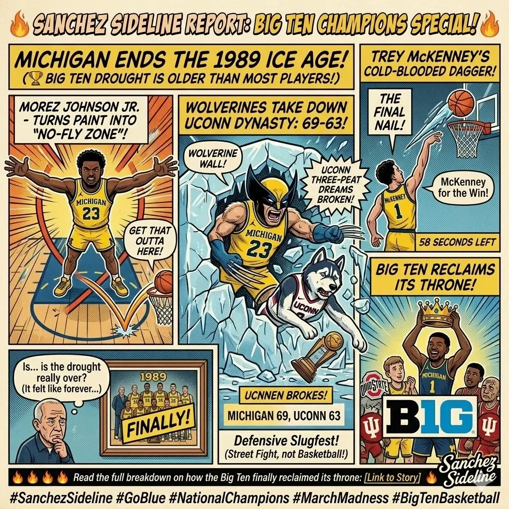 THE DROUGHT IS DEAD: Michigan Topples UConn for 2026 Title