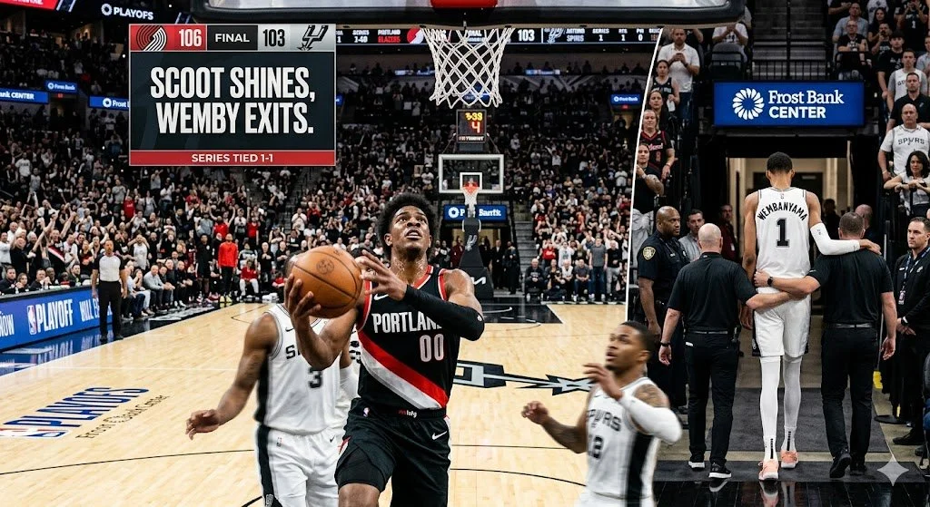 Scoot Takes Over: Henderson Silences San Antonio as Wemby Exits with Scary Injury