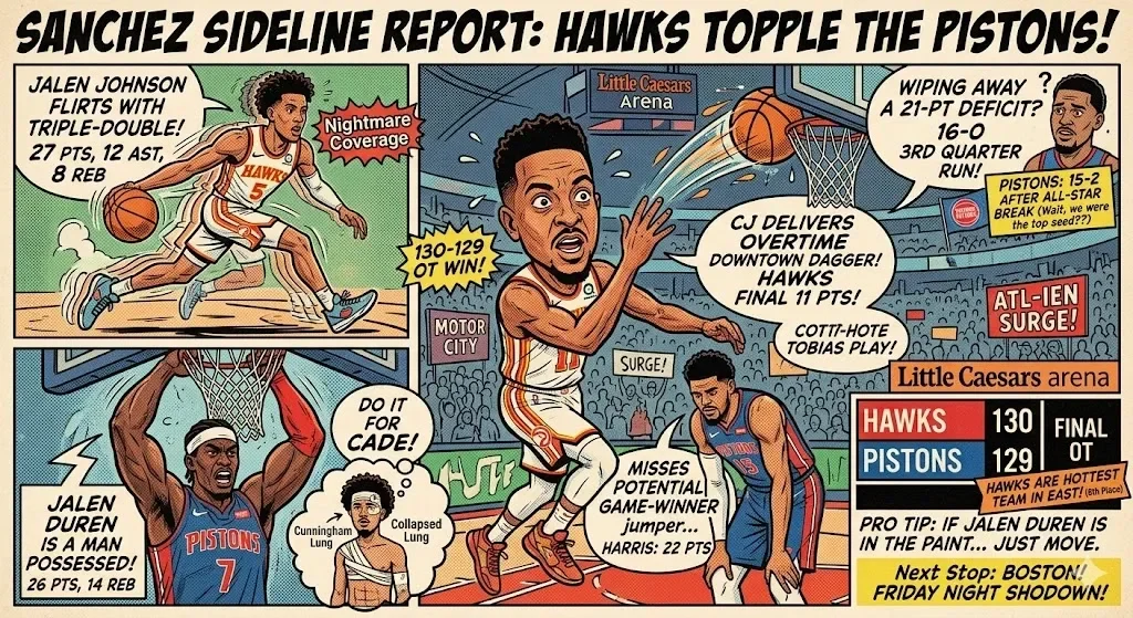 The Flight of the Phoenix: Hawks Topple the Top-Seeded Pistons