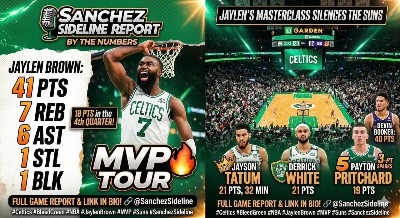 The Butler Didn't Do It, Jaylen Did: Brown’s 41-Point Masterclass