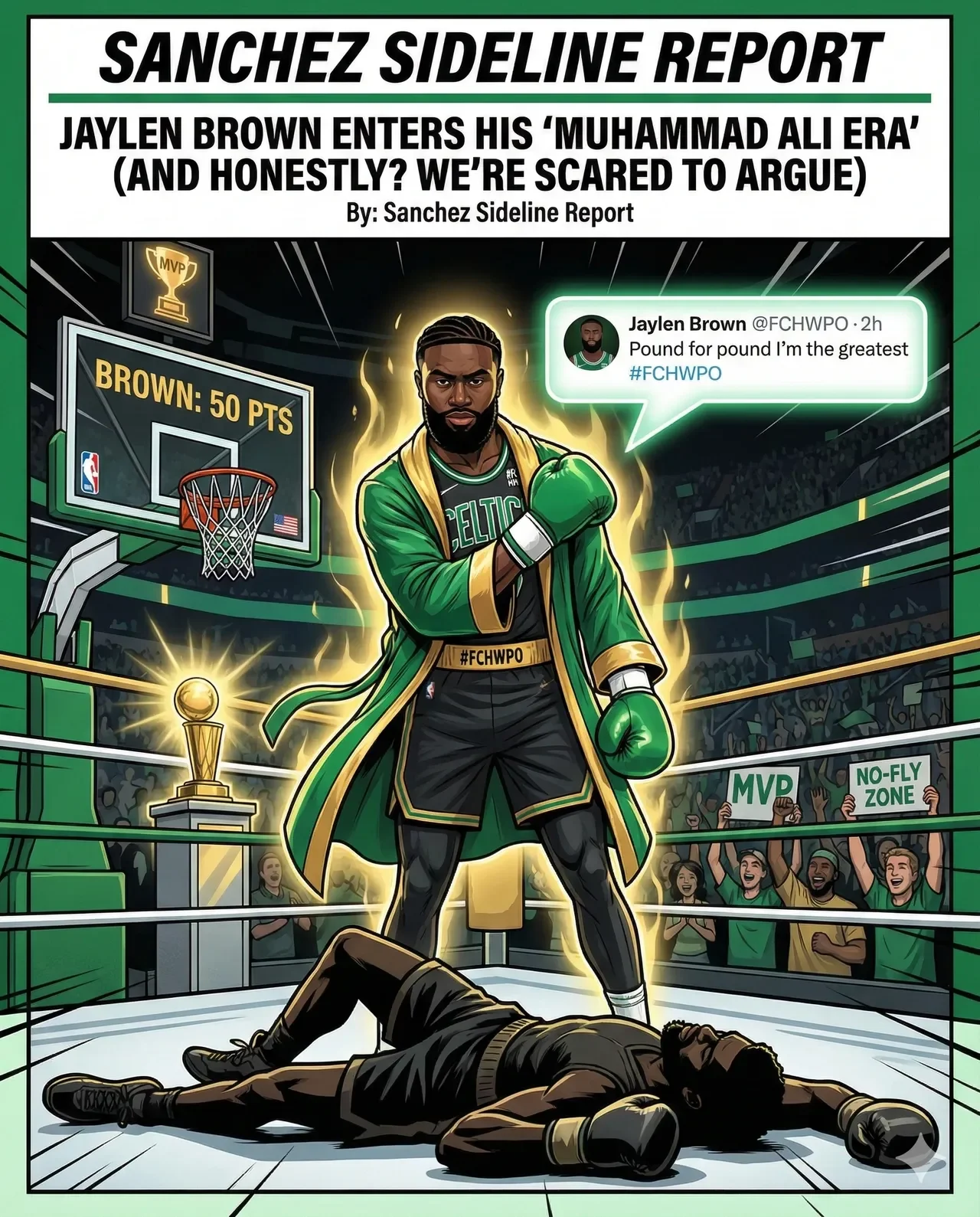 Jaylen Brown Enters His "Muhammad Ali Era"