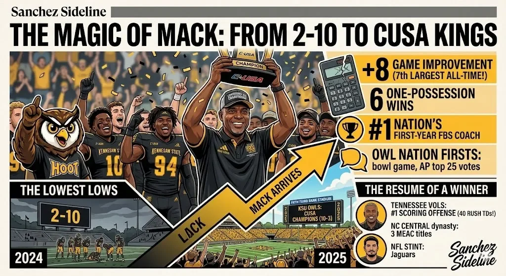 The Magic of Mack: From 2-10 to CUSA Kings
