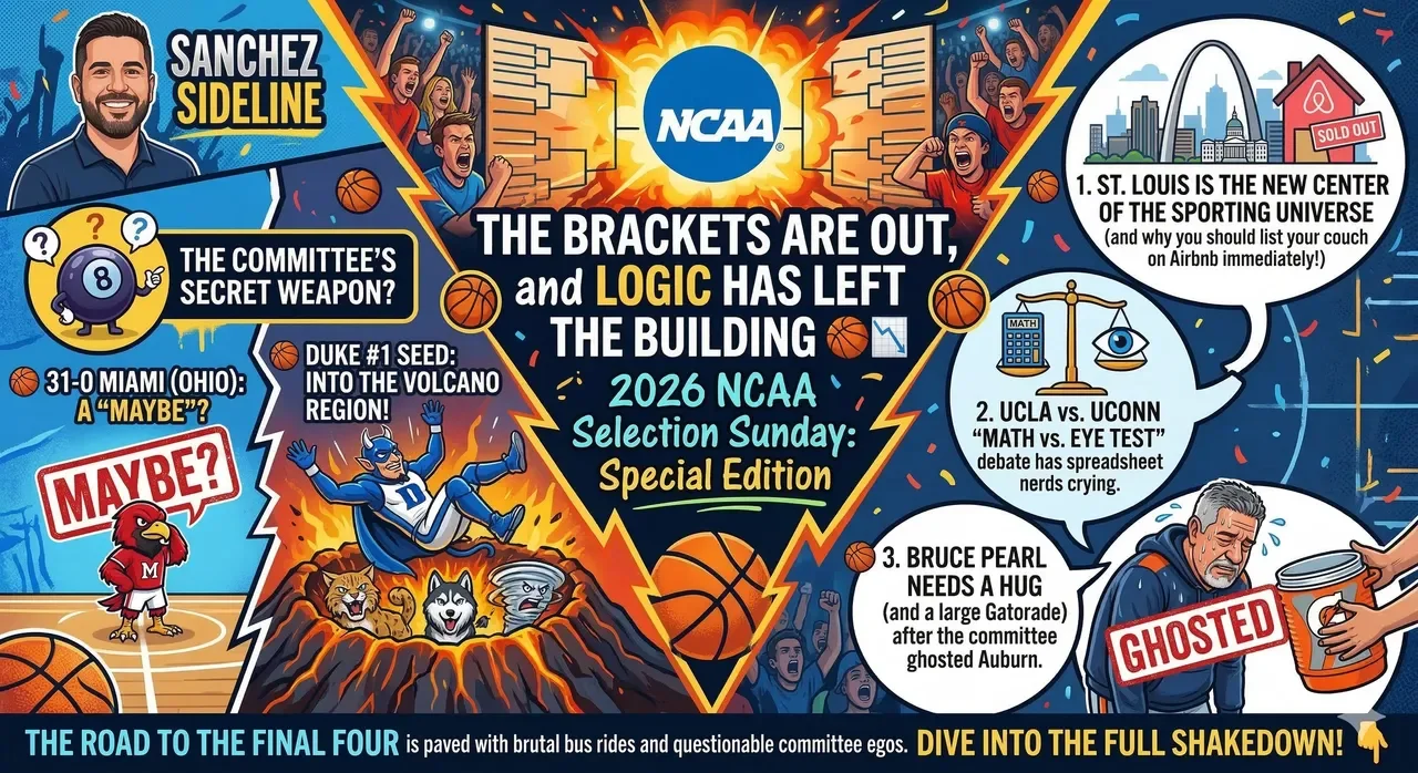 Brackets, Bubbles, and Brutal Bus Rides: The 2026 NCAA Selection