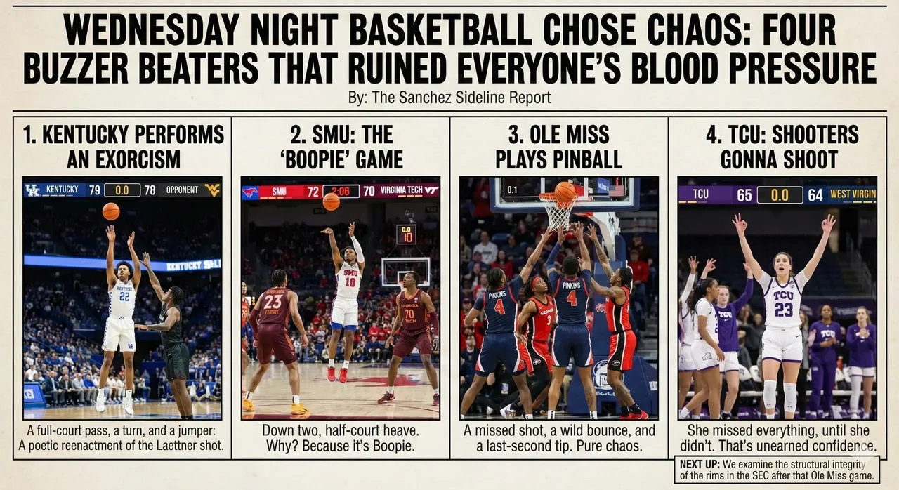 Wednesday Night Basketball Chose Chaos: Four Buzzer Beaters!!