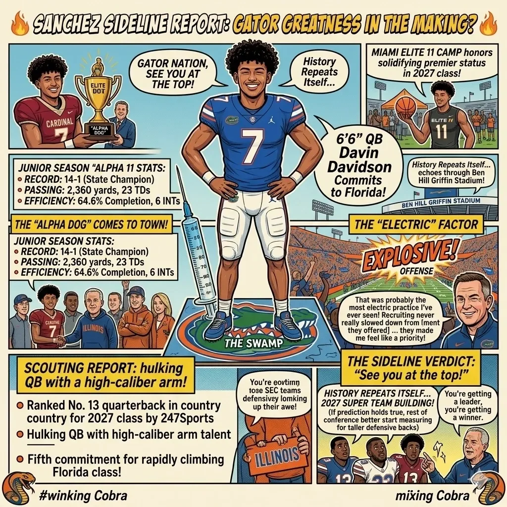 6'6" QB Davin Davidson Commits to Florida