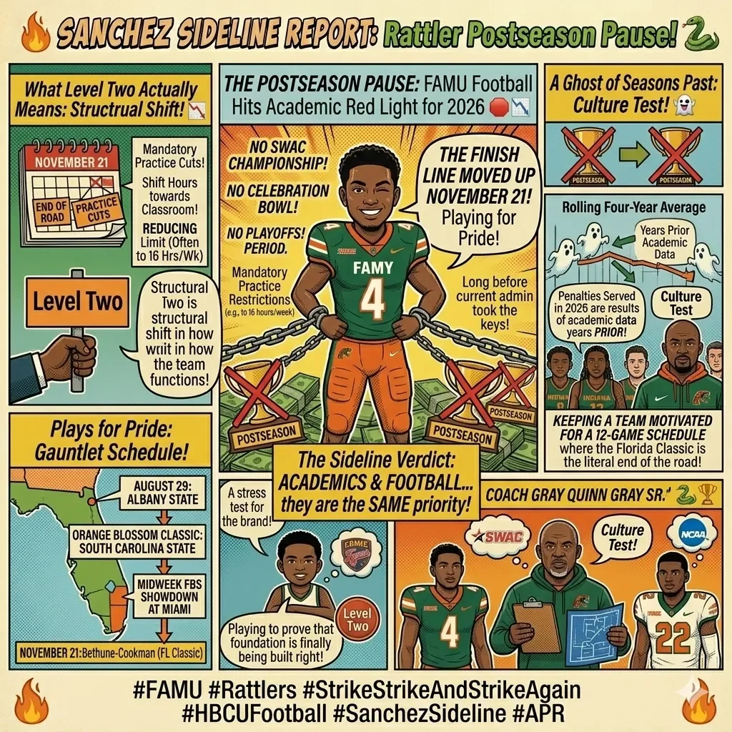 Postseason Pause: FAMU Football Hits Academic Red Light