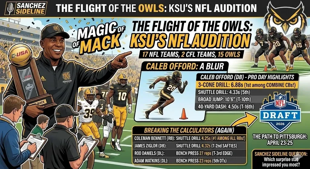 The Flight of the Owls: KSU’s NFL Audition