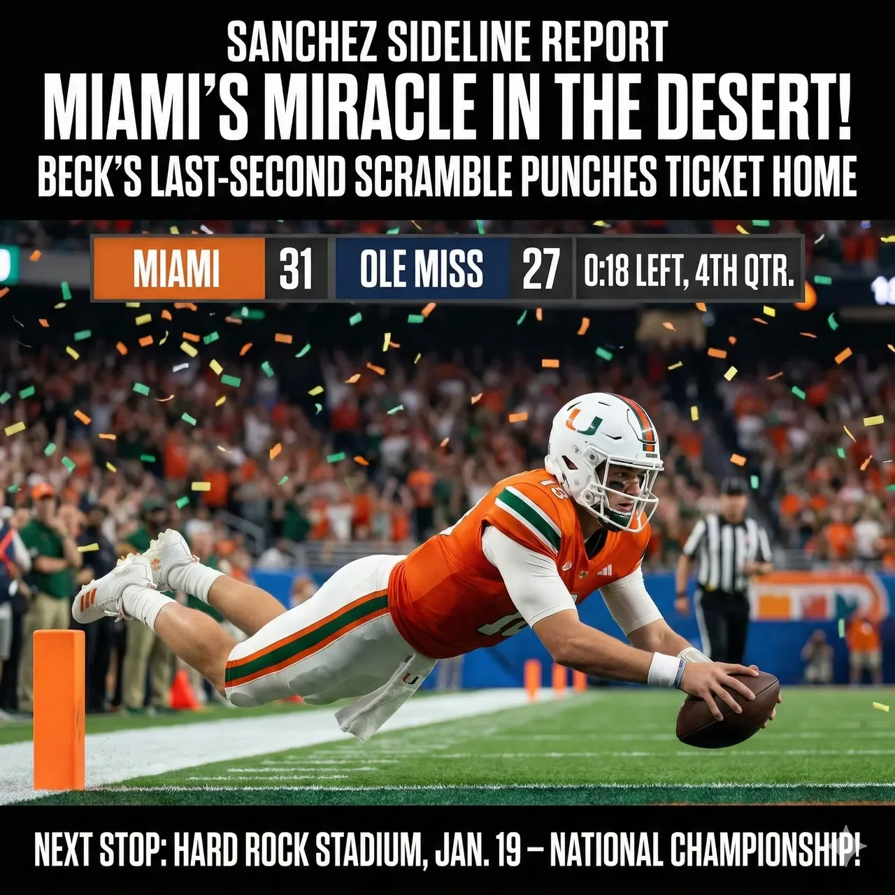 FIESTA BOWL: The "U" is Back (And They’re Hosting the Afterparty)