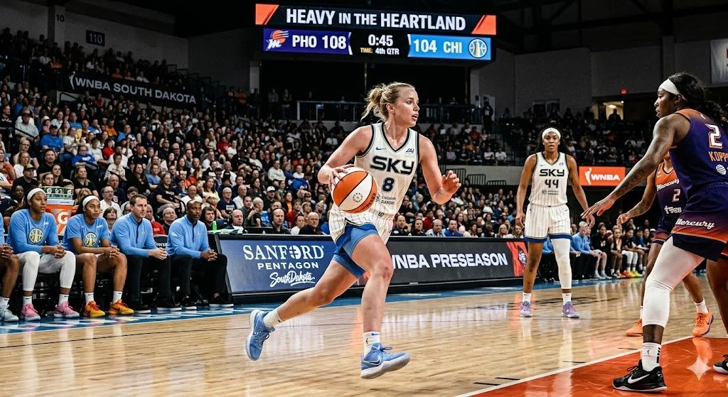 Heat in the Heartland: Van Lith’s Perfect Night Not Enough as Sky Drop Preseason Opener
