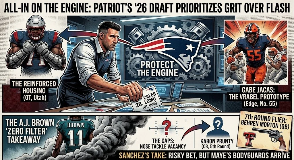 All-In on the Engine: Patriots Prioritize Grit Over Flash in 2026 Draft