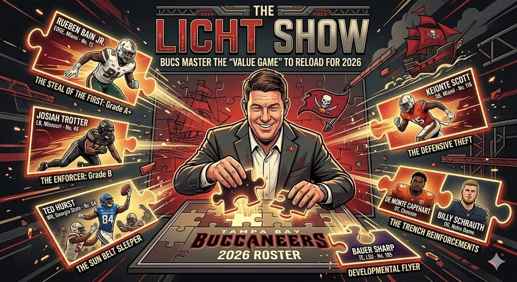 The Licht Show: Bucs Master the "Value Game" to Reload for 2026