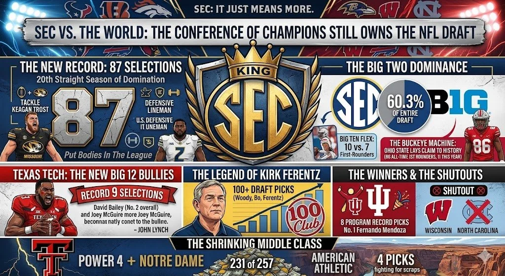 SEC vs. The World: The Conference of Champions Still Owns the NFL Draft
