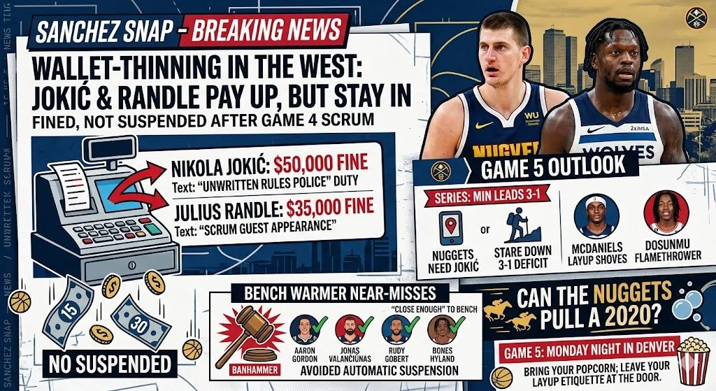 Wallet-Thinning in the West: Jokić and Randle Pay Up, But Stay In